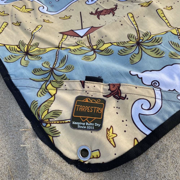beach mandala tarpestry beach tarp
