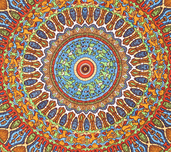 red bear print tarpestry printed tarp