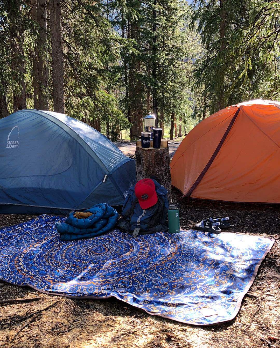 using a tarp for camping