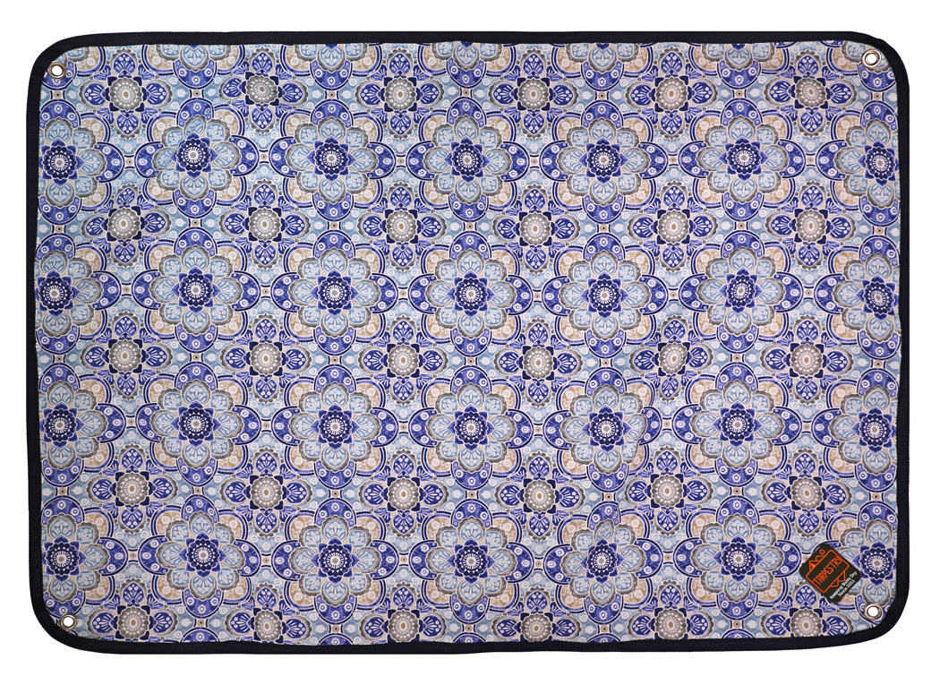 mini blue lotus picnic tarp