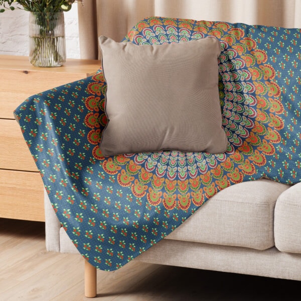 "Kabloom" Sherpa Blanket