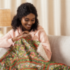 "Flower Festival" Sherpa Blanket - Image 9